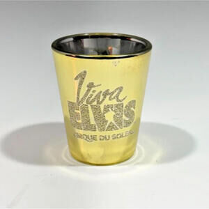 Elvis Presley Cirque Du Soleil Gold Shot Glass